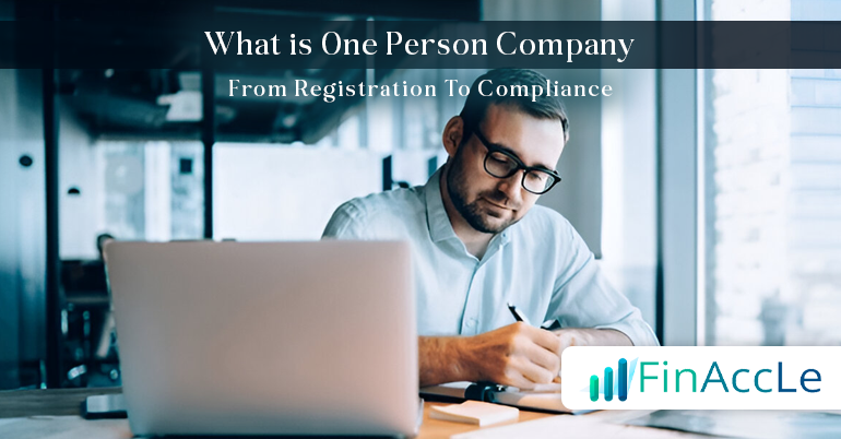One Person Company Registration