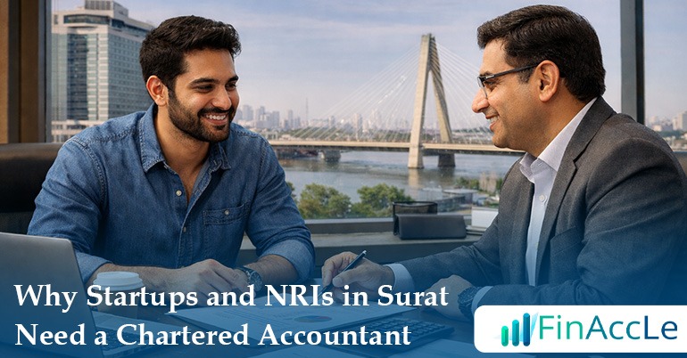 Chartered Accountant Services in Surat for Startups & NRIs